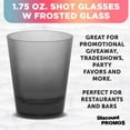 thumbnail image 3 of Shot Glasses with Frosted Glass 1.75 oz. Set of 12, Bulk Pack - Great for Weddings, Birthdays, Parties, Indoor & Outdoor Events - Black, 3 of 5