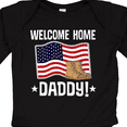 thumbnail image 4 of Inktastic Military Dad Welcome Home USA Flag Boys or Girls Long Sleeve Baby Bodysuit, 4 of 5