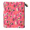 thumbnail image 1 of Pen+Gear Polyester sushi design binder zipper pouch, Pink, 7.75 in. x 10 in., 1 of 6
