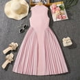thumbnail image 5 of JIAYUE Girls Dresses A-Line Semi Turtleneck Elegant Long With Pleated Sleeveless Design For Summer Formal Occasions And Party Wear Stylish Kids Dress, 5 of 9