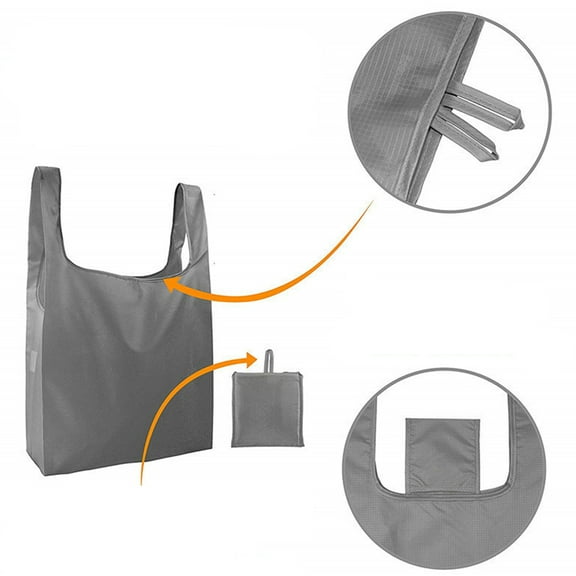 PAMINGONO Dark Grey 63X38.5X0.4in Square Oxford Fabrics Shopping Bag 1Pcs for Travel Daily Life Beach Toy Storage