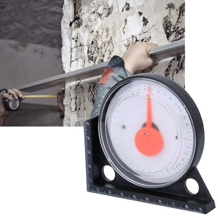 

Agatige Slope Angle Finder Slope Level Meter Multifunctional Plastic Slope Inclinometer Angle Finder Level Meter Measuring Tool