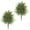 Green, variant on 2 Pack Artificial Boxwood Topiary Balls with Ground Spikes - 24" UV Resistant Greenery Shrubs for Outdoor/Indoor Decor, for Garden, Porch, Lawn & Yard (Green)