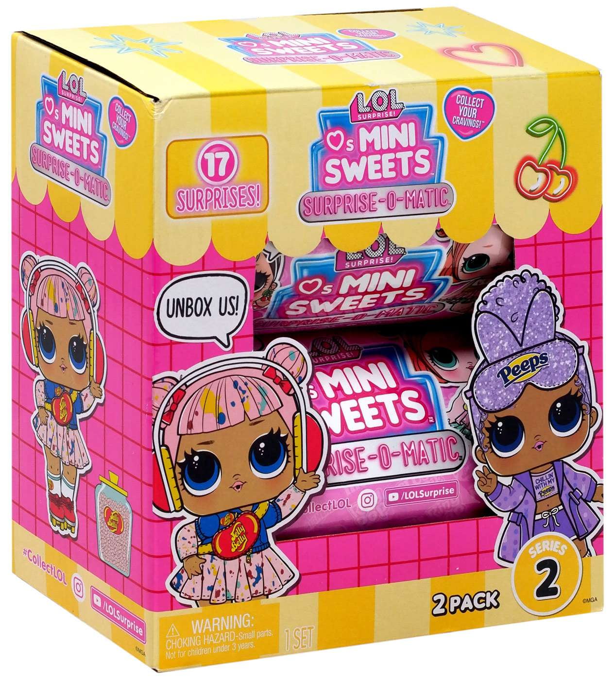 L.O.L. Surprise! Series 2 Surprise-O-Matic Mini Sweets Dolls