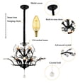 thumbnail image 5 of 9 Lights Modern Elegant Crystal Pendant Light Ceiling Lamp Chandelier Fixture, 5 of 12