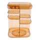 thumbnail image 2 of Caja onizadora de maquilje giratoria de soporte de estante de almacenamiento sméticos acrílico 6 niveles shamjiam Organizador de maquillaje, 2 of 8