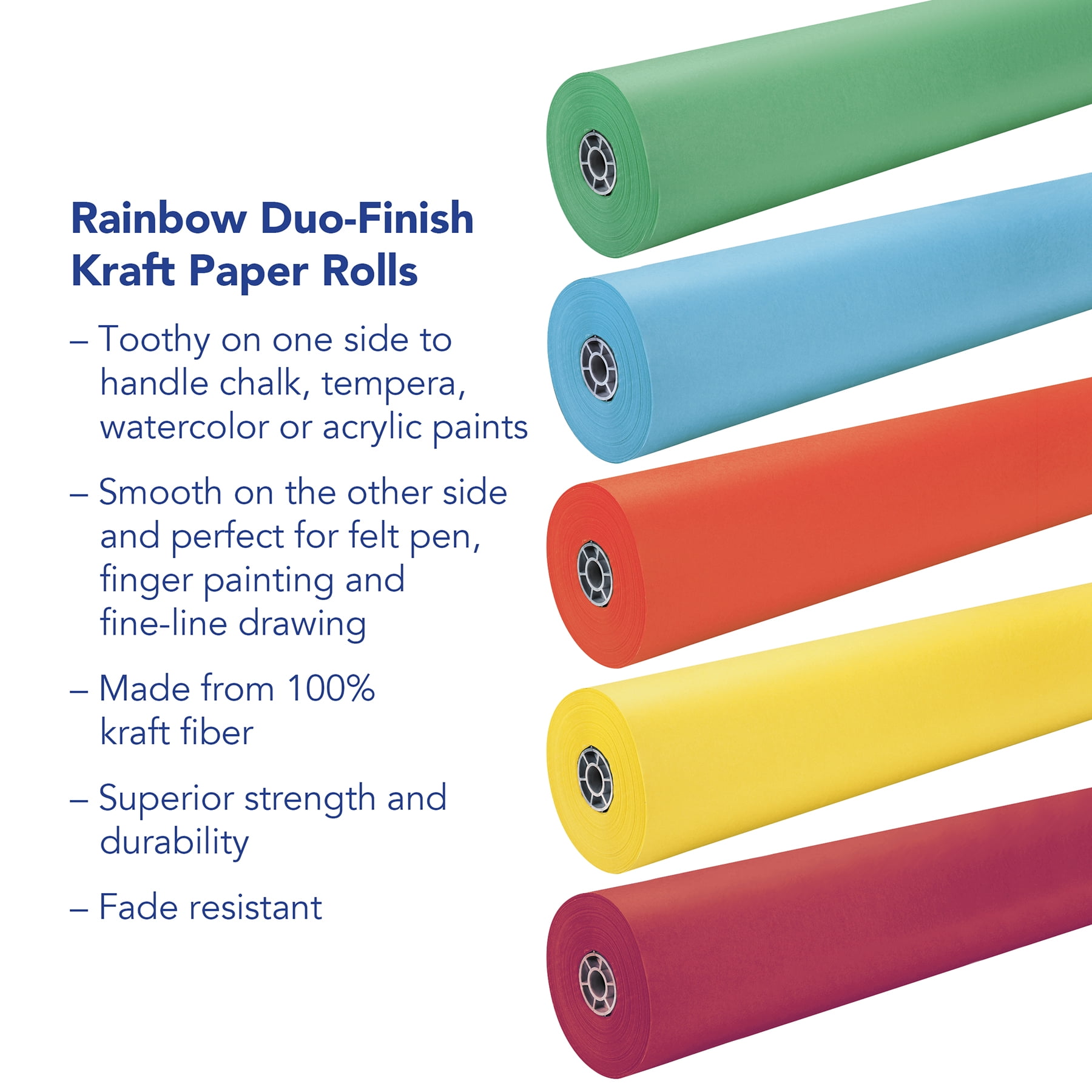 Rainbow Colored Kraft, 48" x 200' Roll, Purple, 40 lb.