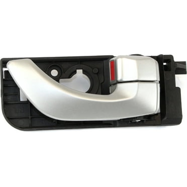 Interior Door Handle Compatible with 2006-2007 Hyundai Sonata Rear, Right Passenger Silver