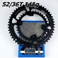 thumbnail image 2 of Mosiee For 105 R7000 R8000 Duraace Fc-R9100 Asymmetric Road Chainring 50 34T 110Bcd, 2 of 8