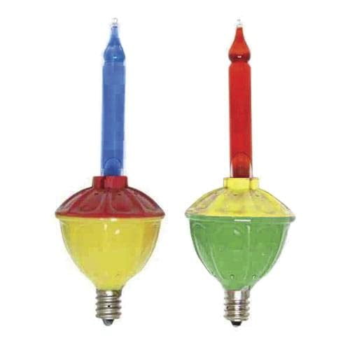 Menards Novelty Lights 2 Light Traditional Christmas Bubble Light