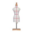 thumbnail image 2 of TISHITA Robe de Poupée Forme Créative Tailleur Support pour Maison de Poupée Mise en Scène de Bureau 9cmx9cmx39cm, 2 of 8