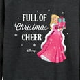 thumbnail image 3 of Disney - Full Of Christmas Cheer Aurora - Women's Lightweight French Terry Long Sleeve Shirt, 3 of 5
