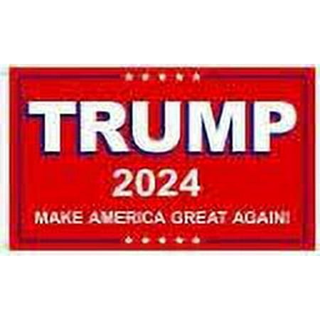 Trump 2024 Make America Great Again Red 4'x6' Flag Rough Tex® 100D