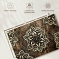 thumbnail image 6 of Elephant Stock Floral Geometric Mandalas Wall Art - Horizontal Canvas Wall Art - Living Room Wall Decor - Decor Elements Canvas - Brown And Black Decor - 36" x 24", 6 of 8