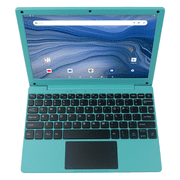 Kids Portable Laptop Computer, 10.1 Inch Education & Games Laptop, Powered by Android 12, 2GB + 64GB Rom-BLUE