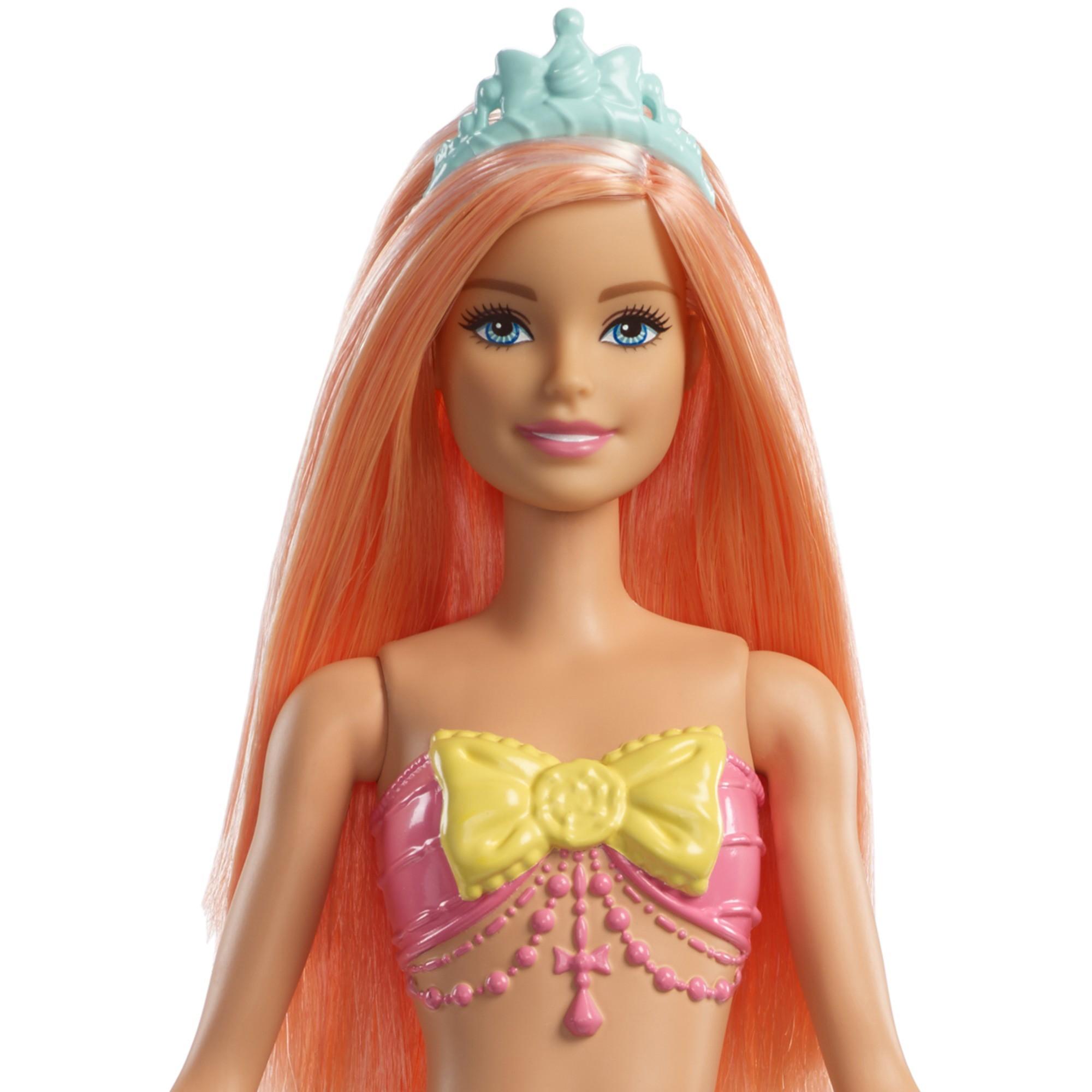 Barbie Dreamtopia Mermaid Doll with Long Coral Hair - image 5 of 8