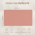 thumbnail image 5 of Mère & Moi: Muslin Fitted Crib Sheets: 2 Pack - Pink & Cream - 28x52", 100% Cotton, OEKO-TEX, Ultra-Soft & Breathable, Baby & Toddler Mattress Bedding, 5 of 10