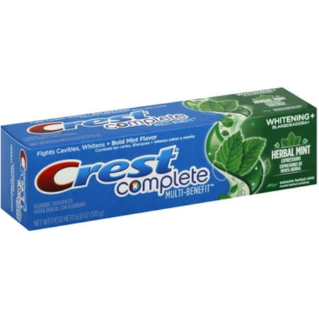 Crest Whitening Expressions Toothpaste, Extreme Herbal Mint 6 oz (Pack of 3)