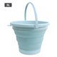 thumbnail image 5 of Cubo portátil para acampar al aire libre bañera redonda plegable de 5/10L para el hogar interior y exterior, 5 of 7