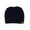 Navy, variant on C.C Metallic Messy Bun Ponytail Beanie Warm Shimmer Knit Hat, Metallic Dark Denim