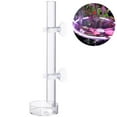 thumbnail image 2 of Tubo y placa alimentador de camarones y peces, tubo de alimentación de camarones transparente acrílico, alimentador de tanque de peces de acuario para peces tropicales de camarones de cristal, 2 of 8