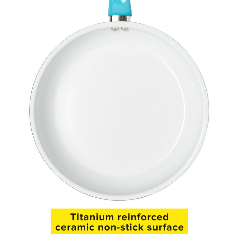 Tasty Ceramic Titanium-Reinforced Non-Stick Cookware Set, Multicolor