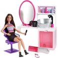 thumbnail image 1 of Fisher-Price Barbie Sparkle Style Salon Doll, 1 of 9