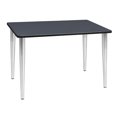 thumbnail image 6 of Regency Kahlo 72 x 24 in. Training Seminar Table- White Top, Chrome Tapered Legs, 6 of 8