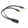 thumbnail image 1 of Yazoeia 3.5mm Headphone Microphone Audio Splitter Cable Adapter CJC912-24076, 1 of 5