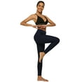 thumbnail image 6 of Women Yoga Leggings with Pockets High Waist Compression Workout Running Gym Print Pants For Cycling, table tennis, volleyball, tennis, 6 of 8