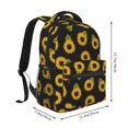 thumbnail image 2 of Disketp Sunflowers Mochila Estampada para Hombre y Mujer – Mochila Ligera Clásica con Múltiples Bolsillos para Universidad, Trabajo y Viajes-One Size, 2 of 5