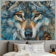 thumbnail image 2 of JRXY Cool Wolf Tapestry, Bohemian Style Tapestry Wall Hanging, Animal Aesthetic Tapestries Wall Art Home Decor for Bedroom Living Room Painting, 2 of 6