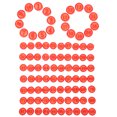 thumbnail image 3 of Shisuyan Red Plastic Chess Pieces for Kids Playing Perfect for Board Games and Math Teaching Small Size Lightweight, 3 of 8