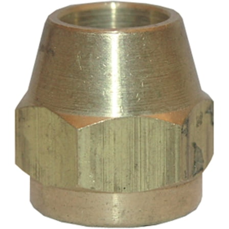 Lasco Fittings Brass Flare Nut - 3/8 Inch, Gold
