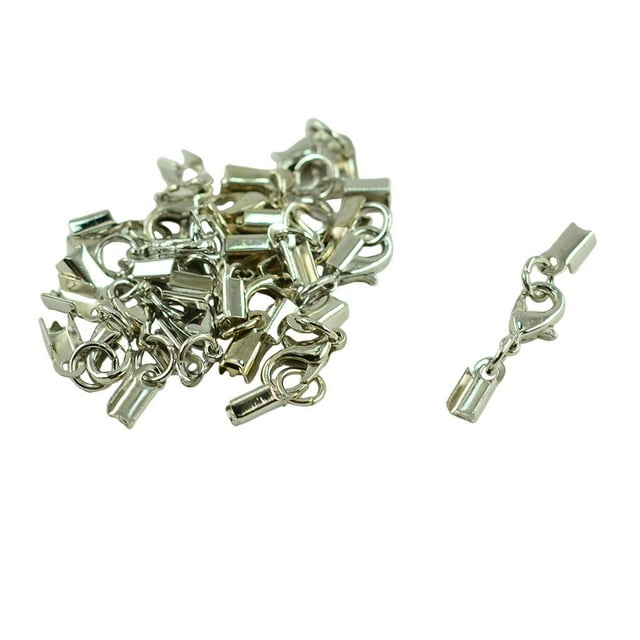 veasfak 12 Pinces à Homard en Cuir pour Fabrication de Bijoux