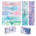 thumbnail image 4 of 90pcs Starry Sky Wrapper 9 Styles Handmade Sleeves Covers Tape Soap Wrap Paper Tape Craft Bar Homemade Bar Vertical Paper Tag for Soap Business Lotion Bars Bath Gift Wrapping, 4 of 9