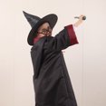 thumbnail image 2 of Wizard Hat Black Witch Hat Potter Cosplay Hat para Mujeres Hombres (Talla única) Sywqhk libre de BPA, 2 of 8