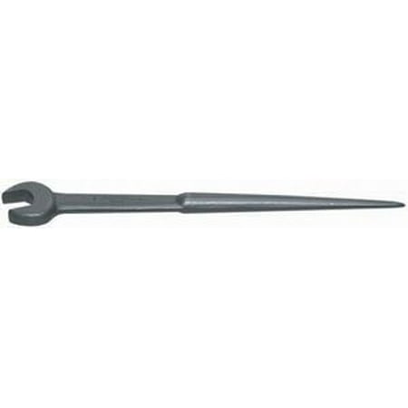 

7/8 Open End Structural Construction Wrench With 15° Offset Open End Tapered Spud Handle & Black Industrial Finish. 14-1/4 Overall Length. Williams® USA # JHW205