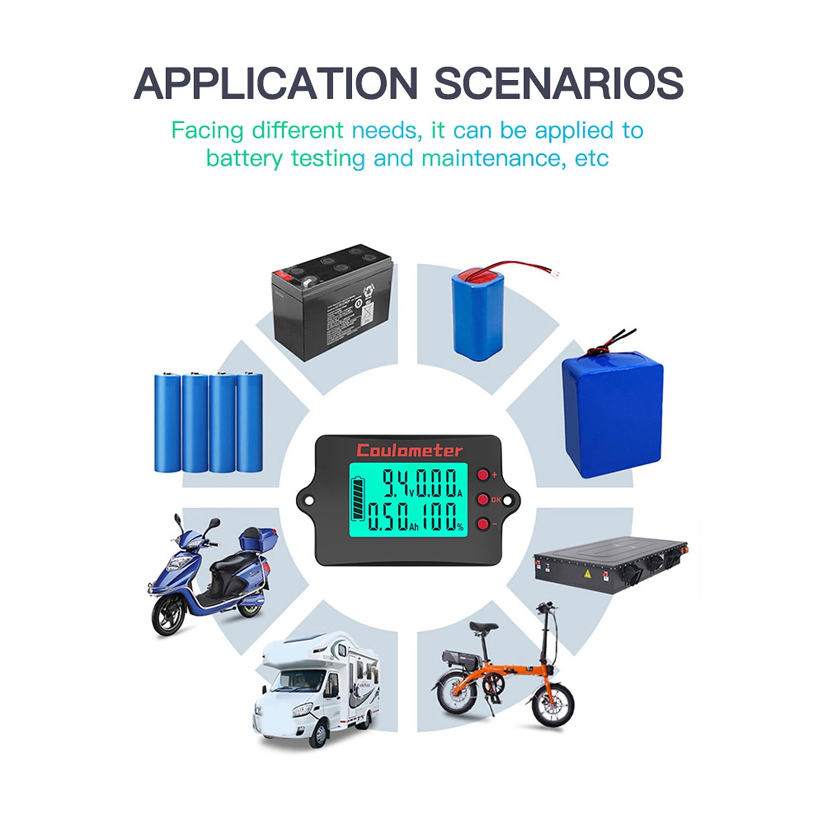 Coulomb Meter for Electric Vehicles and Meter Ensures Precise Voltages and Current Readings