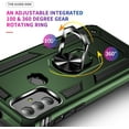thumbnail image 5 of for Moto G Play 2023 Case, Moto G Play 2023 Phone Case with HD Screen Protector, Military Grade Protective Cases with Ring for Moto G Play 2023 (Moto G Play 2023 Case Army Green), 5 of 12
