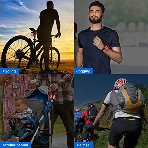 Ultra Bright Brake Sensing Rear Bike Light Auto On/Off Light Sensing GXIN USB Rechargeable LED Smart Bike Tail Light IPX6 Waterproof with 7 Light Modes Bicycle Tail Light for Any Road Bikes