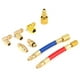 thumbnail image 1 of Adaptador de conector de 8 piezas, Paquete de 8 kit de adaptador de refrigerante de aire acondicionado automotriz, juego de manguera de conector de adaptador de conversión con 8, 1 of 7