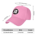 thumbnail image 2 of Chapeau Ottawa Rouge et Noir Unisexe Casquette de Baseball Décontractée, 2 of 5