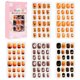 thumbnail image 1 of 120 Unids / set Lindas Puntas de Uñas Autoadhesivas Presione en Uñas Postizas para Niños DIY Nail DOUBORQ Punta de uñas, 1 of 7