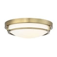 thumbnail image 3 of Savoy House Meridian 2 Light Flush Mount - Natural Brass - M60019NB, 3 of 3