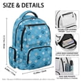 thumbnail image 3 of Jeiento Cute Paw Print Kids School Backpack for Girls 17 Inch Cute Cat School Bag, Lightweight Elementary Backpack with Padded Laptop Sleeve & Multi-Pockets for 9-12 Years Old, Blue, 3 of 7