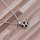 thumbnail image 3 of 2 elegantes collares de fútbol con forma creativa de balón de fútbol, colgante, regalo de joyería para hombres (dorado y plateado, 1 unidad cada uno), 3 of 7