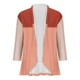thumbnail image 4 of AherBiu Cardigan pour Femmes Léger Manches 3/4 Ouvert Cardigans Automne Décontracté Confortable Boléros Extérieur, 4 of 4