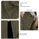 thumbnail image 5 of Camisa de pana con botones, chaqueta de pana con solapa de manga larga, blusas informales holgadas de gran tamaño, chaqueta para primavera y otoño OD verde XL, 5 of 6
