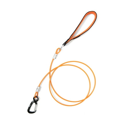 UPC: 0736140425709 | Mighty Paw 6  Nylon Steel  Aluminum & Metal Slip Lead Dog Leash  Orange  L
